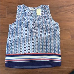 Skies are Blue Tank Size Small NWOT